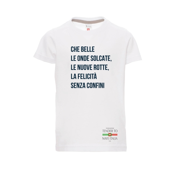T-SHIRT BAMBINO GIROCOLLO C/MANICA CORTA