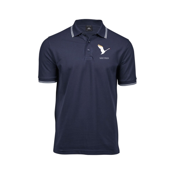 POLO M/CORTA LUXURY STRIPE STRETCH